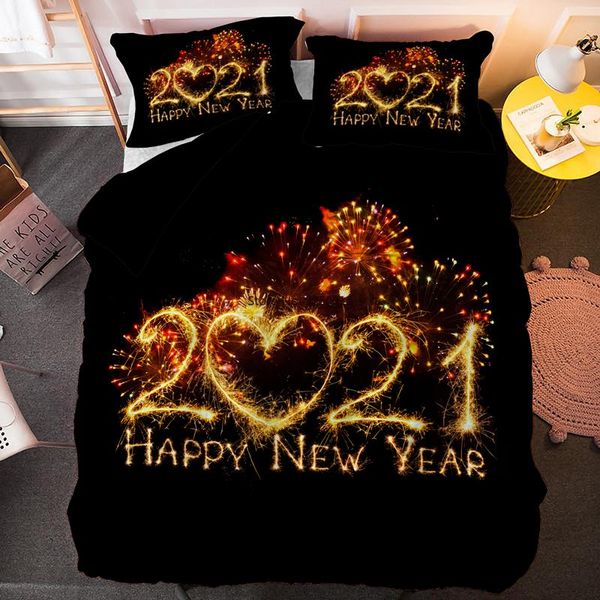 bedding sets 2021 happy year duvet cover single king size set kids family bedclothes home textile
bedding sets 2021 happy year duvet cover single king size set kids family bedclothes home textile