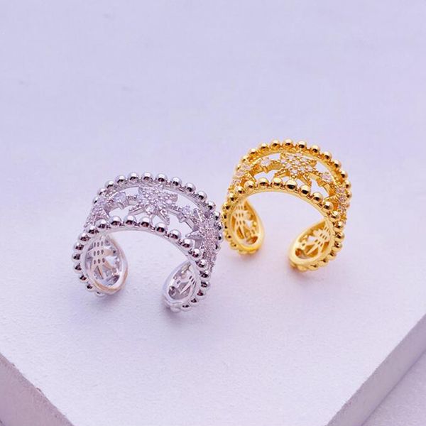 female elegant stars rings novelty designed stylish ring ins fashion retro simple style mothers day jewelry, Silver
female elegant stars rings novelty designed stylish ring ins fashion retro simple style mothers day jewelry, Silver