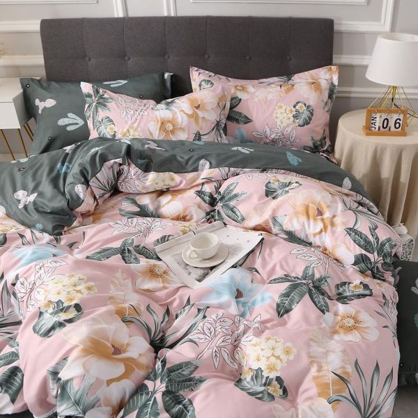 bedding sets home textile nordic floral duvet cover pillowcase green leaf european style boy girls single twin double bed covers
bedding sets home textile nordic floral duvet cover pillowcase green leaf european style boy girls single twin double bed covers