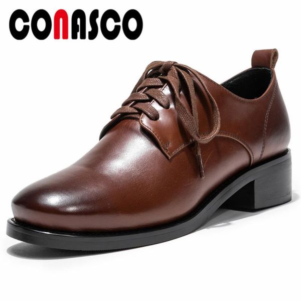 dress shoes conasco women concise pumps genuine leather cross tied low heels solid color spring summer woman working basic, Black
dress shoes conasco women concise pumps genuine leather cross tied low heels solid color spring summer woman working basic, Black