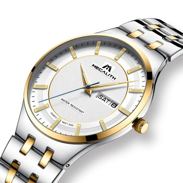wristwatches megalith watch for men brand men's quartz watches clock waterproof date calendar analogue wrist man horloges mannen, Slivery;brown
wristwatches megalith watch for men brand men's quartz watches clock waterproof date calendar analogue wrist man horloges mannen, Slivery;brown