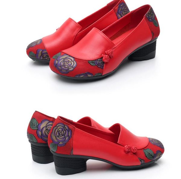 women's shoes in spring and autumn middle coarse heel round head @237, Black 
women's shoes in spring and autumn middle coarse heel round head @237, Black