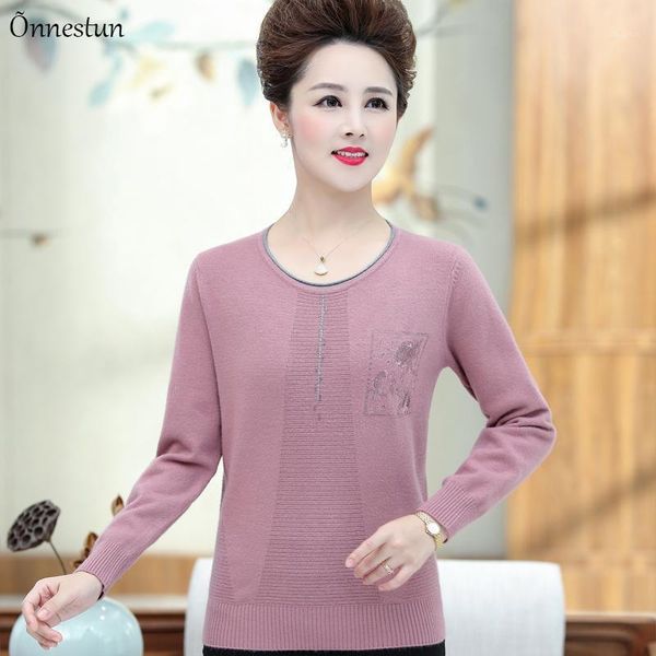 women's sweaters women sweater long sleeve knitwear pullovers clothes mother jumper plus size embroidery, White;black
women's sweaters women sweater long sleeve knitwear pullovers clothes mother jumper plus size embroidery, White;black