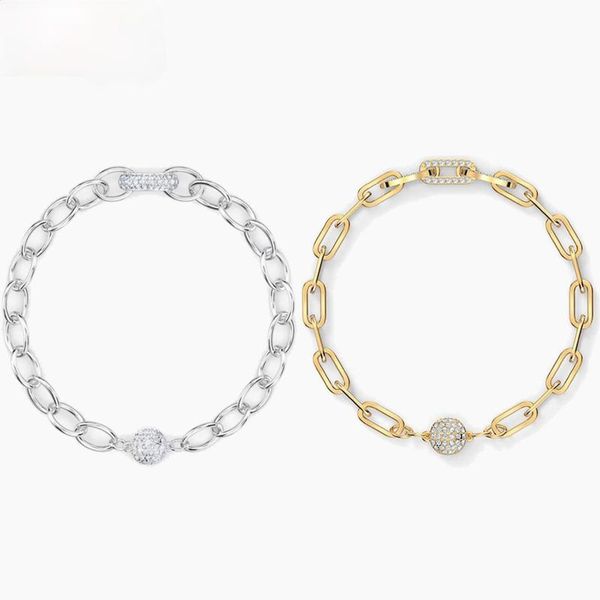link, chain swa, 2021 fashion jewelry charm magnet buckle crystal ladies bracelet, Black
link, chain swa, 2021 fashion jewelry charm magnet buckle crystal ladies bracelet, Black