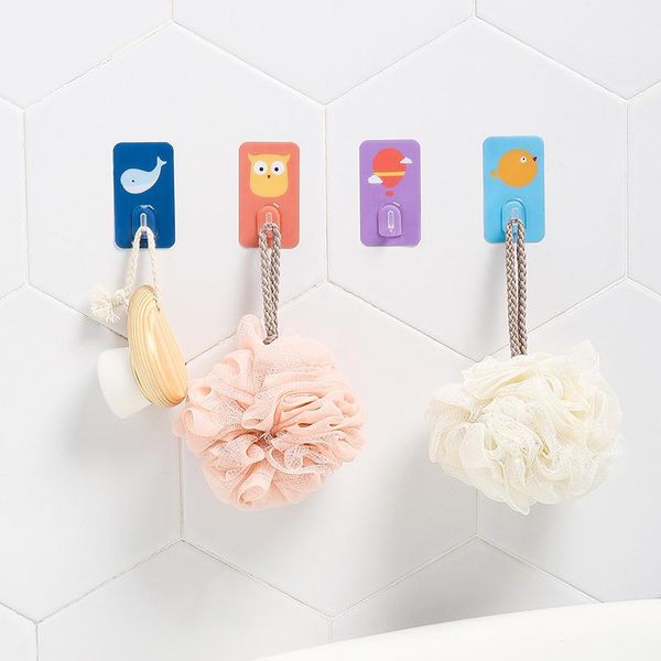 hooks & rails cartoon wall-mounted hook strong home self-adhesive water-proof stick traceless no hole for bathroom toilet yu-home
hooks & rails cartoon wall-mounted hook strong home self-adhesive water-proof stick traceless no hole for bathroom toilet yu-home