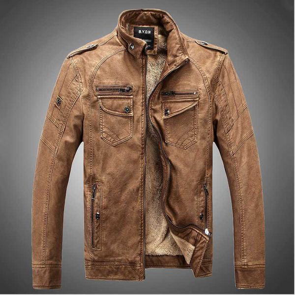 men's jackets explosion style leather jacket plus velvet loose washed pu dout, Black;brown
men's jackets explosion style leather jacket plus velvet loose washed pu dout, Black;brown