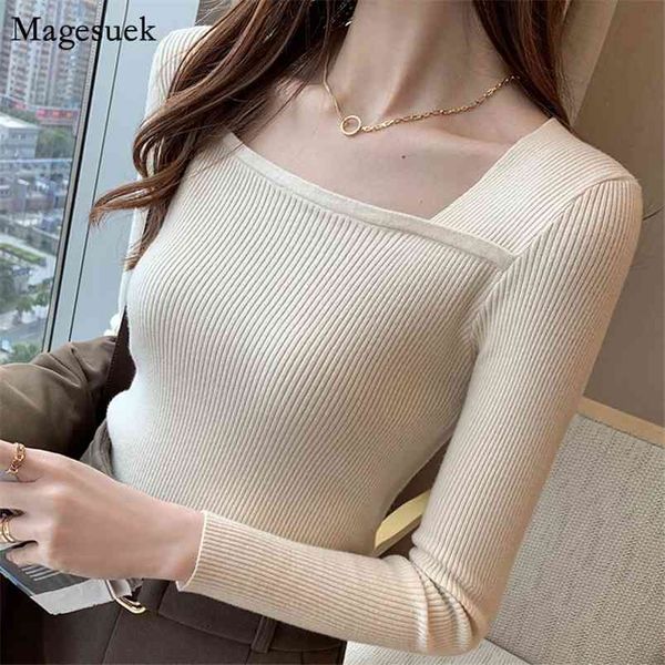 korean autumn winter knitted sweater women long sleeve square collar jumper woman sweaters slim solid pullovers 12121 210512, White;black
korean autumn winter knitted sweater women long sleeve square collar jumper woman sweaters slim solid pullovers 12121 210512, White;black