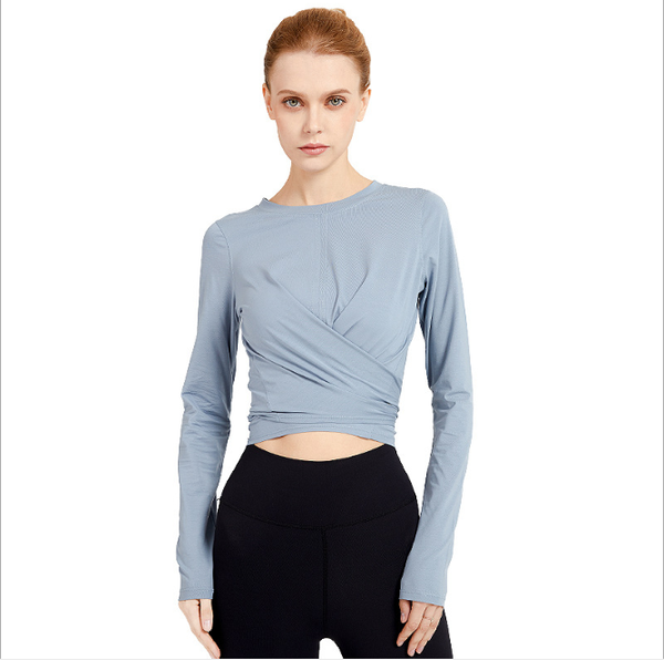 yoga outfits bandage fitness long sleeve women's clothes kink breathable slim fit t-shirt back sports outdoor exercise running top, White;red
yoga outfits bandage fitness long sleeve women's clothes kink breathable slim fit t-shirt back sports outdoor exercise running top, White;red