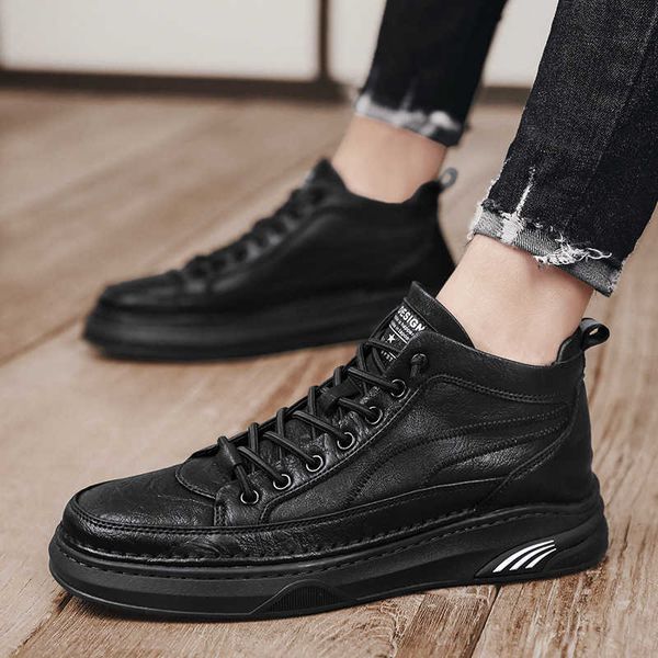 black men's sho autumn 2021 high board sports casual trend super fiber martin boots
black men's sho autumn 2021 high board sports casual trend super fiber martin boots