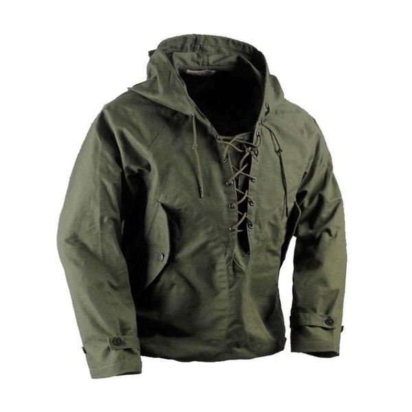 men's jackets weather wet usn parka vintage deck jacket pullover lace up uniform mens navy military hooded outwear army green, Black;brown
men's jackets weather wet usn parka vintage deck jacket pullover lace up uniform mens navy military hooded outwear army green, Black;brown
