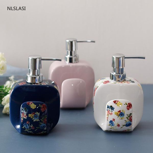 liquid soap dispenser 400ml flower pattern ceramic shampoo with sponge seat bathroom lotion bottle wristband hand
liquid soap dispenser 400ml flower pattern ceramic shampoo with sponge seat bathroom lotion bottle wristband hand
