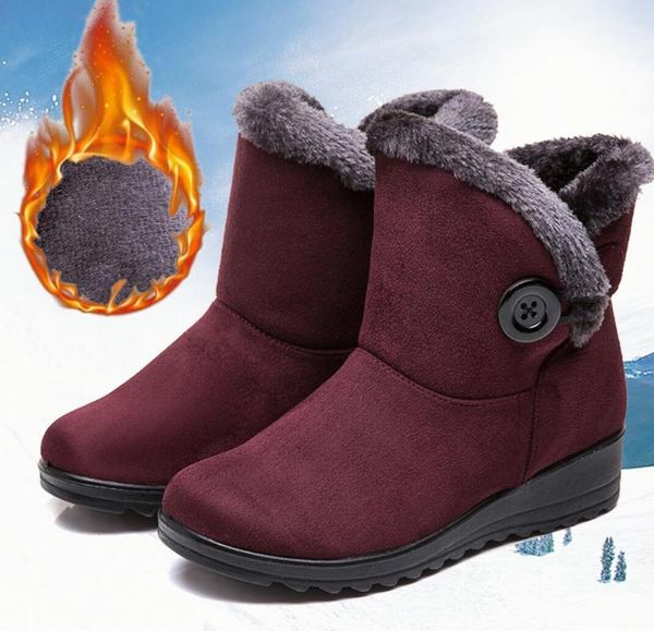 boots luxury women snow with platform winter shoes woman plush ankle botas mujer thick heels booties, Black
boots luxury women snow with platform winter shoes woman plush ankle botas mujer thick heels booties, Black