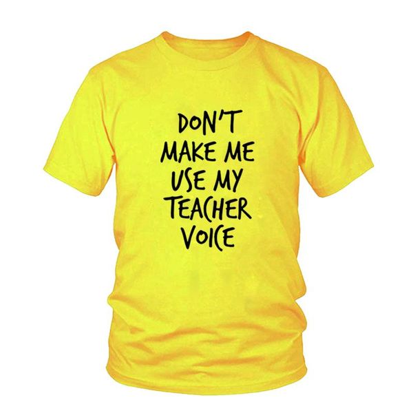 women's t-shirt drop ship don't make me use my teacher voice print women tshirt funny t shirt for lady girl hipster tumblr tee, White
women's t-shirt drop ship don't make me use my teacher voice print women tshirt funny t shirt for lady girl hipster tumblr tee, White