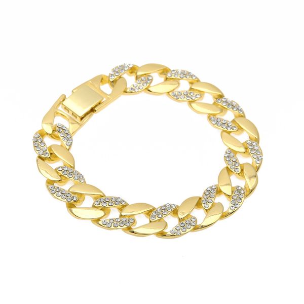 luxury designer bracelets night club hip hop chain personality men gold bracelet for men's valentine's day gift, Black
luxury designer bracelets night club hip hop chain personality men gold bracelet for men's valentine's day gift, Black