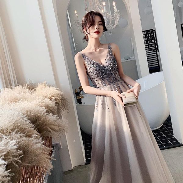 party dresses beauty-emily 2021 v-neck beaded sequin split evening dress long birthday annual toast host, White;black
party dresses beauty-emily 2021 v-neck beaded sequin split evening dress long birthday annual toast host, White;black
