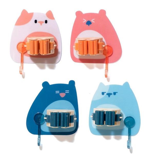hooks & rails cartoon no punch mop clip home plastic wall mount cute strong seamless chuck spray 1 pc
hooks & rails cartoon no punch mop clip home plastic wall mount cute strong seamless chuck spray 1 pc