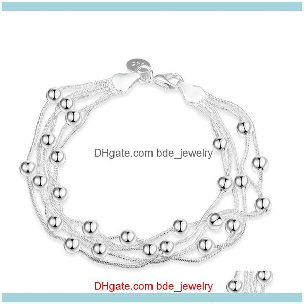 charm jewelrycharm bracelets simple spherical sier lobster clasp bracelet 925 sterling cute womens wedding jewelry drop delivery 2021 qirap, Golden;silver
charm jewelrycharm bracelets simple spherical sier lobster clasp bracelet 925 sterling cute womens wedding jewelry drop delivery 2021 qirap, Golden;silver