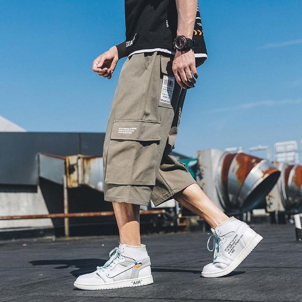 men's shorts moyi cotton capris summer loose tooling 7-point trend versatile casual pants k8010, White;black
men's shorts moyi cotton capris summer loose tooling 7-point trend versatile casual pants k8010, White;black