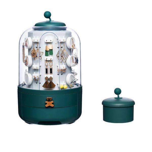 storage boxes & bins fashion and exquisite rotating jewelry box earrings necklace dustproof display rack
storage boxes & bins fashion and exquisite rotating jewelry box earrings necklace dustproof display rack