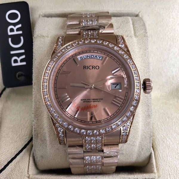 luxury watch middle row roman diamond ladies fashion rose gold, master design, fully automatic mechanical, stainless steel strap, sapphire g, Slivery;brown
luxury watch middle row roman diamond ladies fashion rose gold, master design, fully automatic mechanical, stainless steel strap, sapphire g, Slivery;brown