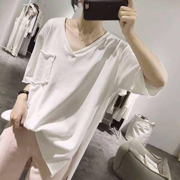 men's t-shirts harajuku solid color korean style oversized t-shirt fashion summer temperament simple casual home women's, White;black
men's t-shirts harajuku solid color korean style oversized t-shirt fashion summer temperament simple casual home women's, White;black