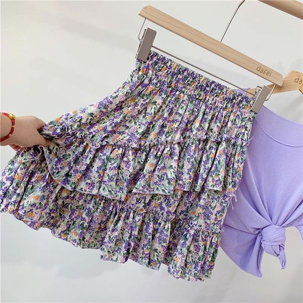 floral chiffon summer short skirt women 2021 fashion korean high waist tutu ruffle mini college pleated skirts female y819, Black
floral chiffon summer short skirt women 2021 fashion korean high waist tutu ruffle mini college pleated skirts female y819, Black