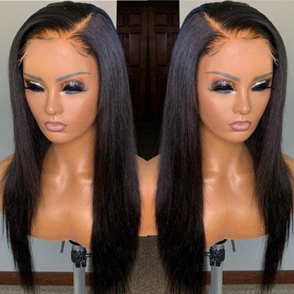 synthetic wigs silky straight lace front wig long heat resistant fiber pre plucked with natural hairline cosplay, Black
synthetic wigs silky straight lace front wig long heat resistant fiber pre plucked with natural hairline cosplay, Black