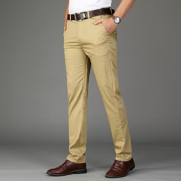 men's pants casual pants, autumn silk loose straight business thin middle-aged ice long men, Black
men's pants casual pants, autumn silk loose straight business thin middle-aged ice long men, Black