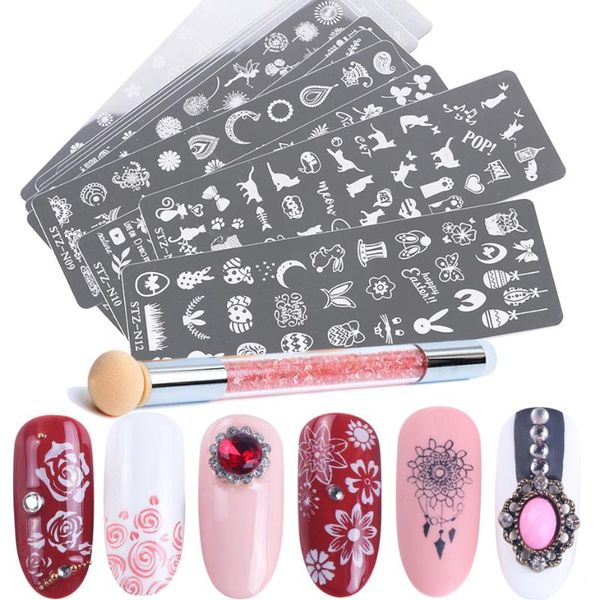 nail art kits stamping plate set double sides stamper pen image stencil for polish printing template manicure tool zn01-12-1
nail art kits stamping plate set double sides stamper pen image stencil for polish printing template manicure tool zn01-12-1