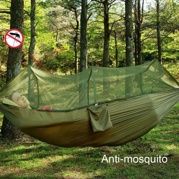 tents and shelters 1-2 person portable outdoor camping hammock with mosquito net high strength parachute fabric hanging bed hunting sleeping
tents and shelters 1-2 person portable outdoor camping hammock with mosquito net high strength parachute fabric hanging bed hunting sleeping