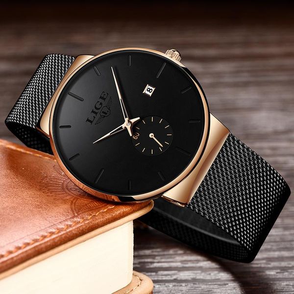 wristwatches lige fashion men watches casual waterproof quartz clock watch ultra-thin date sport relogio masculino, Slivery;brown
wristwatches lige fashion men watches casual waterproof quartz clock watch ultra-thin date sport relogio masculino, Slivery;brown