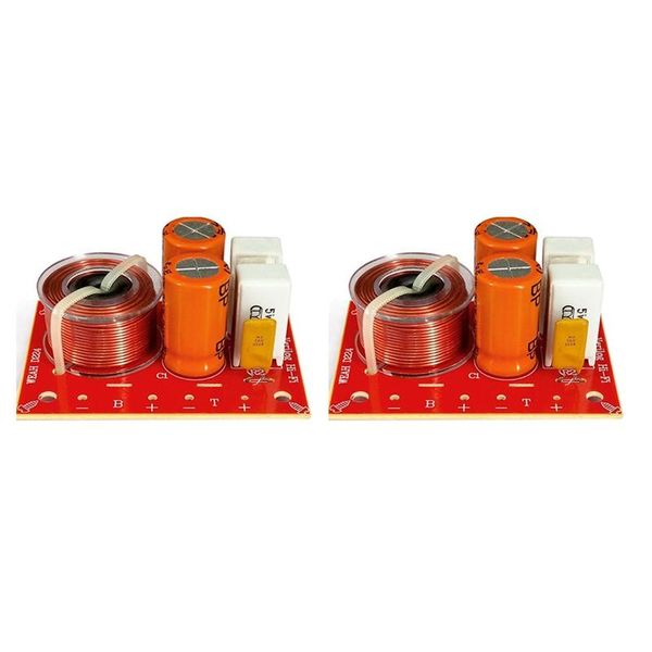 portable speakers 2pcs 80w 2 way hi-fi audio treble bass speaker frequency divider stereo crossover filters for 4-8ohm
portable speakers 2pcs 80w 2 way hi-fi audio treble bass speaker frequency divider stereo crossover filters for 4-8ohm