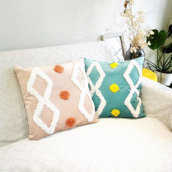 cushion/decorative pillow turquois morocco geometric embroidery cover grey pink dot wave cushion decorative case sham 45x45cm
cushion/decorative pillow turquois morocco geometric embroidery cover grey pink dot wave cushion decorative case sham 45x45cm