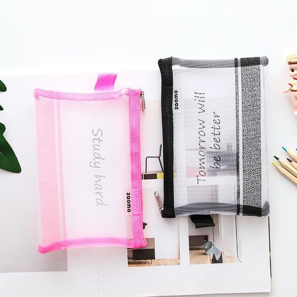 cosmetic bags & cases songyuexia transparent mesh pencil case cute nylon box pen bag stationery pouch boys girls gift school supplies zakka
cosmetic bags & cases songyuexia transparent mesh pencil case cute nylon box pen bag stationery pouch boys girls gift school supplies zakka