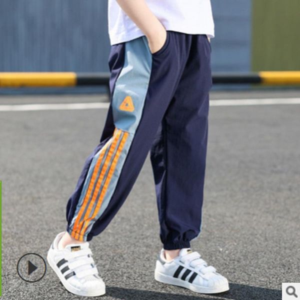 boys leisure pant 2021 cool spring/summer children's sports trousers child clothing active pants striped 2 colors size4-14 ly142, Blue
boys leisure pant 2021 cool spring/summer children's sports trousers child clothing active pants striped 2 colors size4-14 ly142, Blue