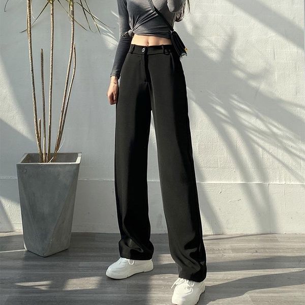 women's pants & capris cgc 2021 casual loose trousers female fashion office ladies high waist zaraing wide leg straight, Black;white
women's pants & capris cgc 2021 casual loose trousers female fashion office ladies high waist zaraing wide leg straight, Black;white