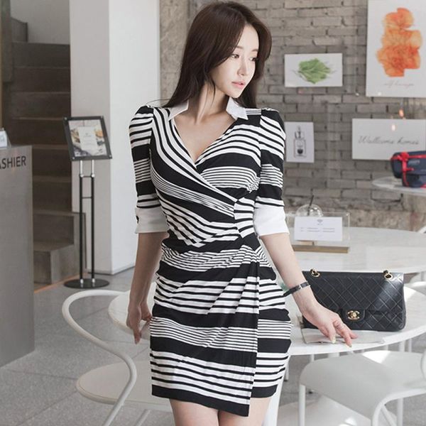 casual dresses summer v-neck half sleeveless ol office vestidos mini pencil striped work dress, Black;gray
casual dresses summer v-neck half sleeveless ol office vestidos mini pencil striped work dress, Black;gray