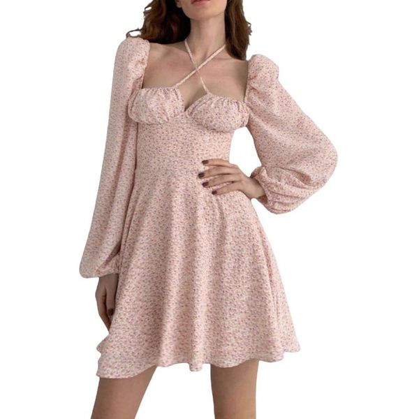 casual dresses women floral a-line dress, adults tie-up backless puff sleeve ruffles square collar spring autumn, Black;gray
casual dresses women floral a-line dress, adults tie-up backless puff sleeve ruffles square collar spring autumn, Black;gray