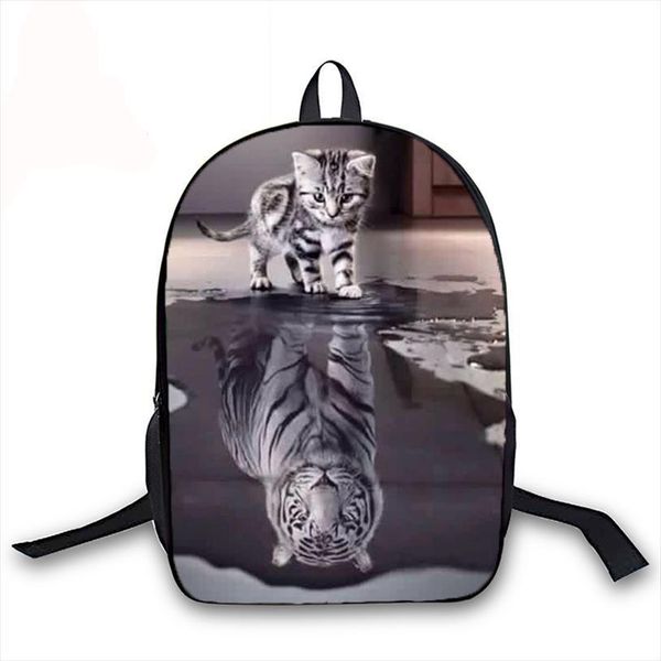 16 inch backpack with usb cable 3d cat reflection tiger prints school bag for boys girls kids primary student schoolbag
16 inch backpack with usb cable 3d cat reflection tiger prints school bag for boys girls kids primary student schoolbag