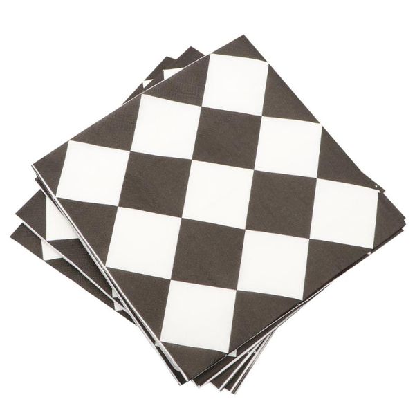 60pcs racing theme napkins black and white grid tissue dinner paper towel party supplies for el restaurant table napkin 
60pcs racing theme napkins black and white grid tissue dinner paper towel party supplies for el restaurant table napkin