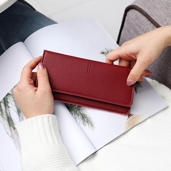 wallets fashion elegant women wallet thin purse female long hasp coin card holders phone bags carteira feminina, Red;black
wallets fashion elegant women wallet thin purse female long hasp coin card holders phone bags carteira feminina, Red;black