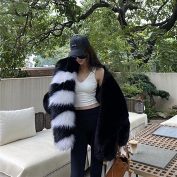 women's fur & faux coat 2021 autumn and winter fashion mid-length big collar girl imitation thick women zipper outwear xf685, Black
women's fur & faux coat 2021 autumn and winter fashion mid-length big collar girl imitation thick women zipper outwear xf685, Black