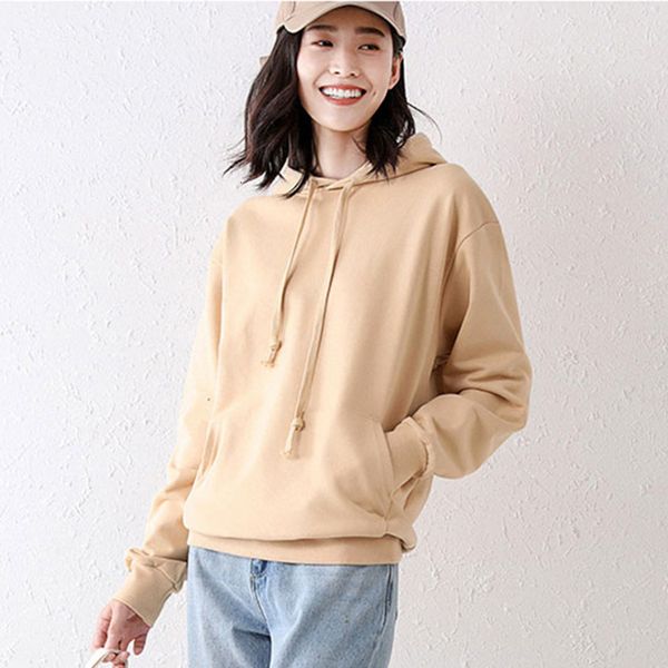 women's jackets hoodies women autumn solid color casual long sleeve sportswear loose cotton pullover sweatshirt apyb, Black;brown
women's jackets hoodies women autumn solid color casual long sleeve sportswear loose cotton pullover sweatshirt apyb, Black;brown