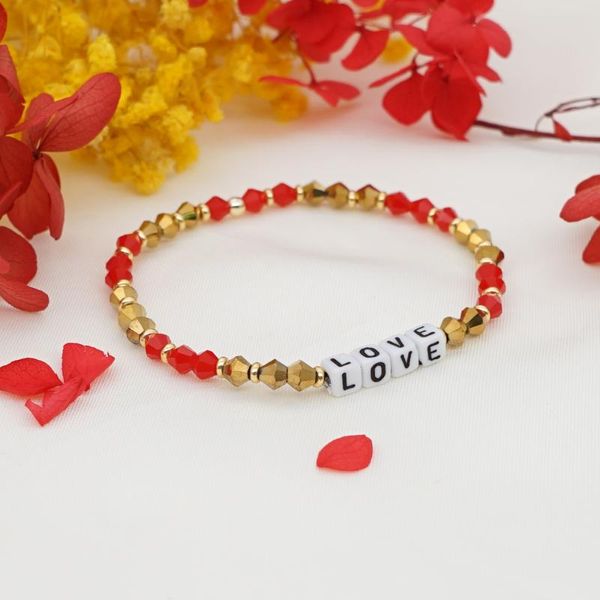 beaded, strands shinus luxury crystals bracelets romance gold red crystal beaded bracelet for women letter love pulseras jewelry accessories, Black
beaded, strands shinus luxury crystals bracelets romance gold red crystal beaded bracelet for women letter love pulseras jewelry accessories, Black