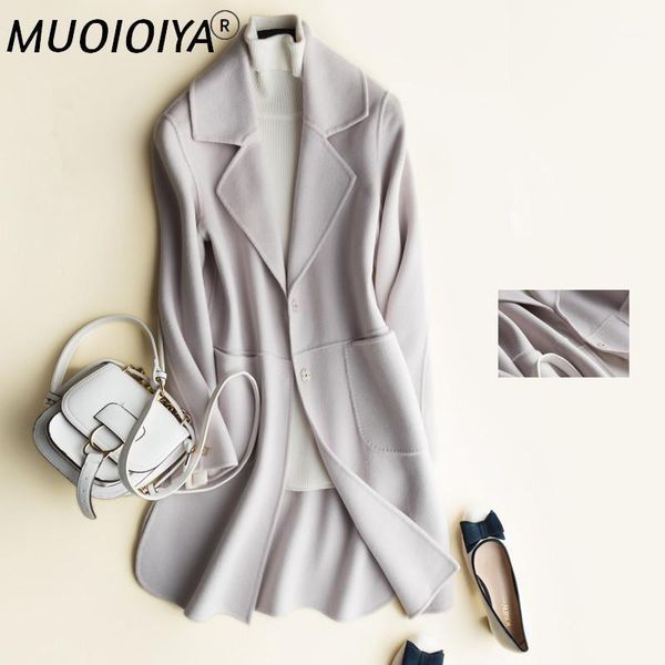 women's wool & blends 2021 korean 100% coat female spring double-sided cashmere jacket women outerwear winter coats woman abrigos cs166, Black
women's wool & blends 2021 korean 100% coat female spring double-sided cashmere jacket women outerwear winter coats woman abrigos cs166, Black
