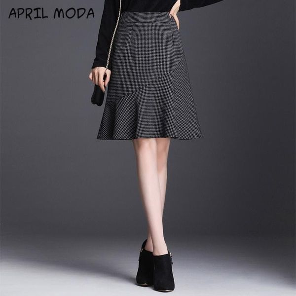 women 2021 fashion autumn winter high waist trumpet skirts female plaid office ladies with sashes, Black
women 2021 fashion autumn winter high waist trumpet skirts female plaid office ladies with sashes, Black