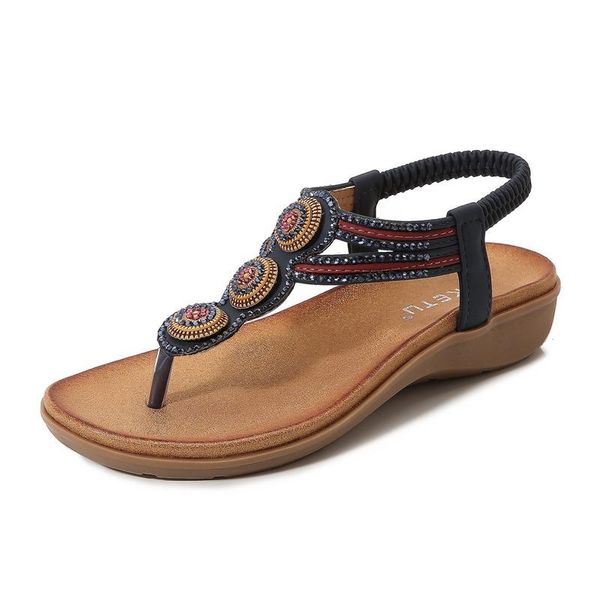 sandals summer women's women fashion flip flops casual flat bohemian outdoor ladies beach shoes, Black
sandals summer women's women fashion flip flops casual flat bohemian outdoor ladies beach shoes, Black