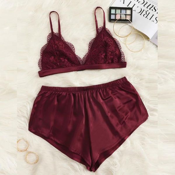 bras sets lingerie women's bra plus size sling lace suitable for sleepwear underwear set women brief 2021 b4, Red;black
bras sets lingerie women's bra plus size sling lace suitable for sleepwear underwear set women brief 2021 b4, Red;black