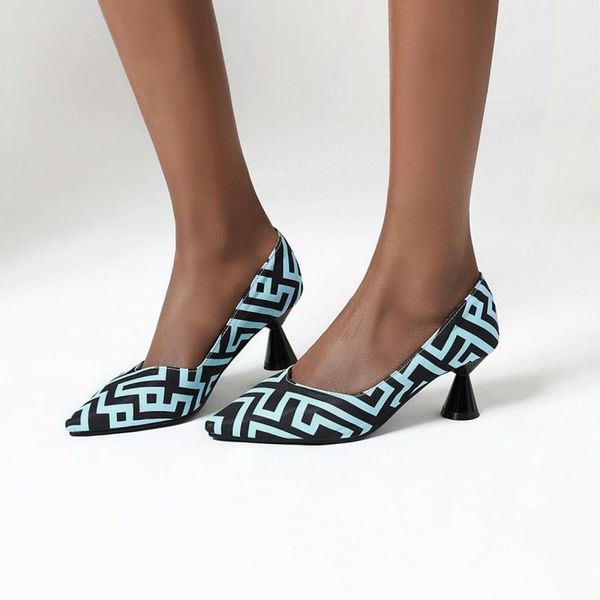 dress shoes spring autumn women pumps blue printing pointed toe high heel 6cm strange style party wedding femal size 34-48, Black
dress shoes spring autumn women pumps blue printing pointed toe high heel 6cm strange style party wedding femal size 34-48, Black