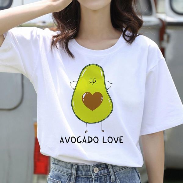 women's t-shirt funny printed short sleeve avocado women summer vogue kawaii cartoon graphic tshirts girls tees female, White
women's t-shirt funny printed short sleeve avocado women summer vogue kawaii cartoon graphic tshirts girls tees female, White